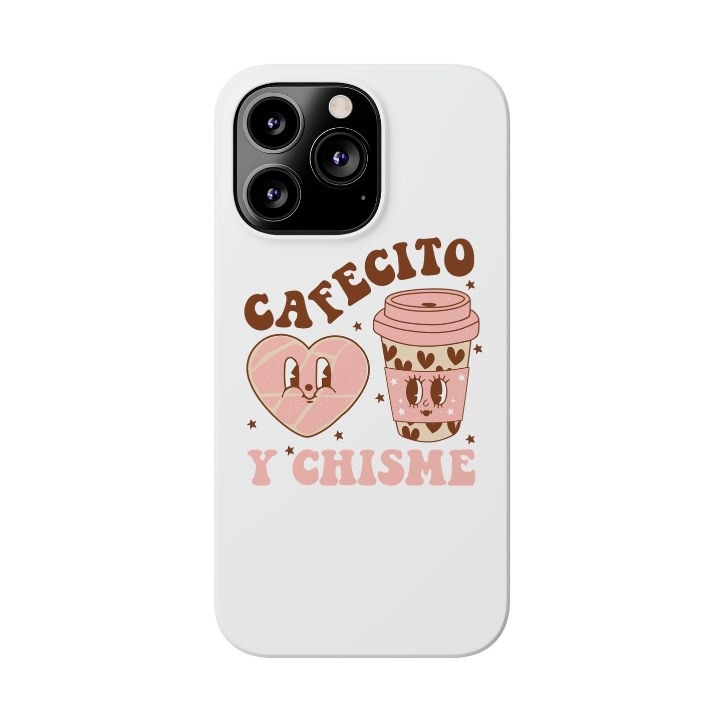 Cafecito Slim Phone Cases Spanish