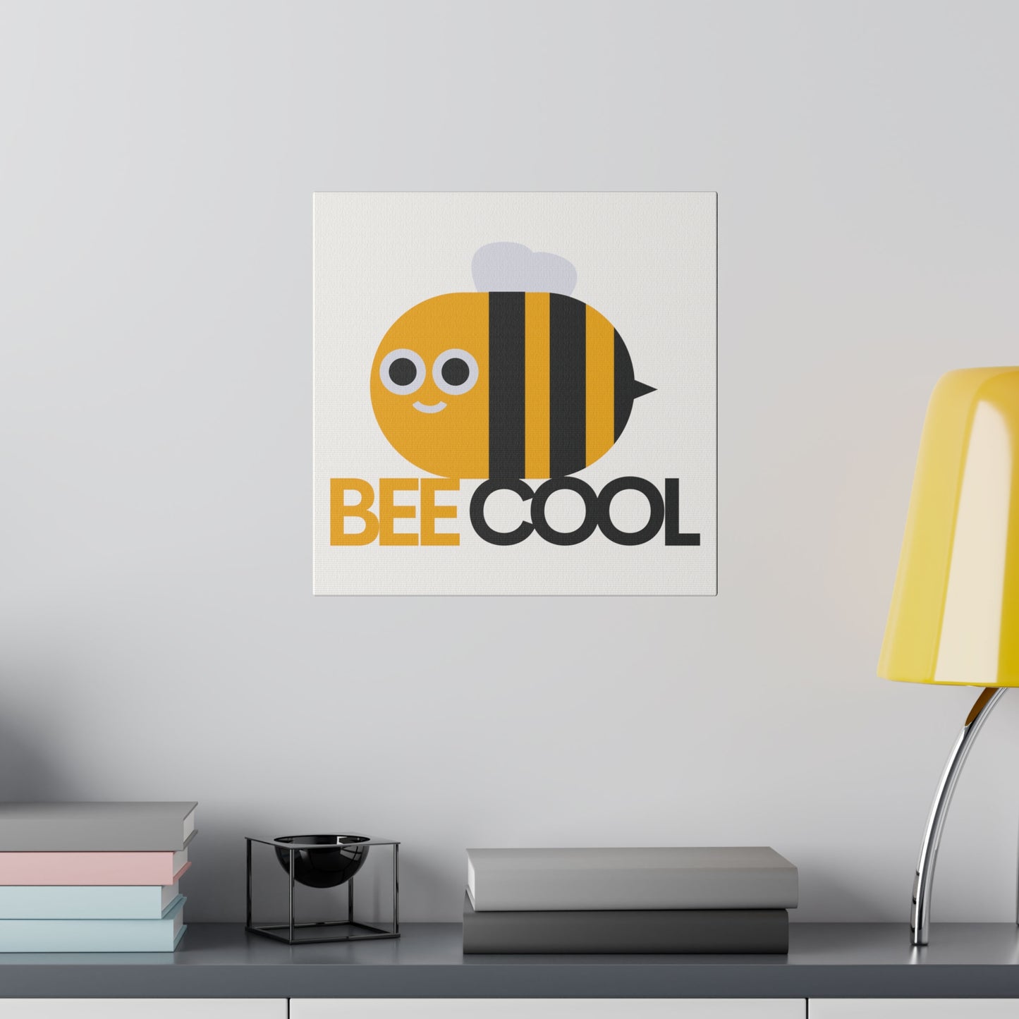 Bee Cool Matte Canvas, Stretched, 0.75"