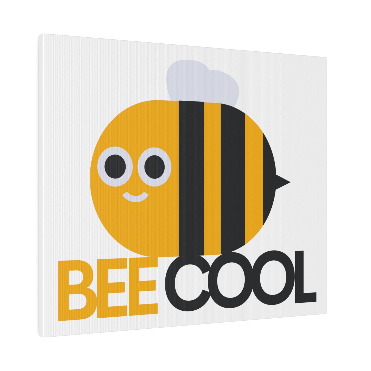 Bee Cool Matte Canvas, Stretched, 0.75"