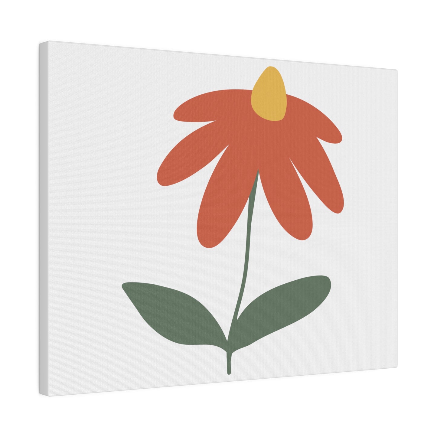 Flower Matte Canvas, Stretched, 0.75"