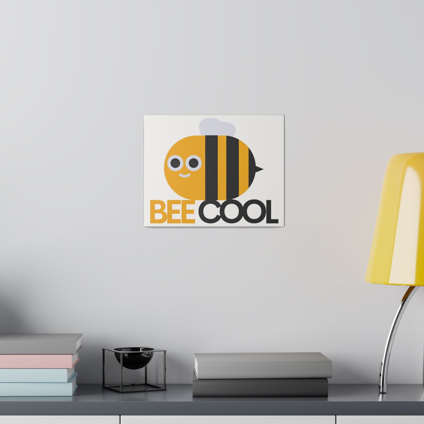 Bee Cool Matte Canvas, Stretched, 0.75"