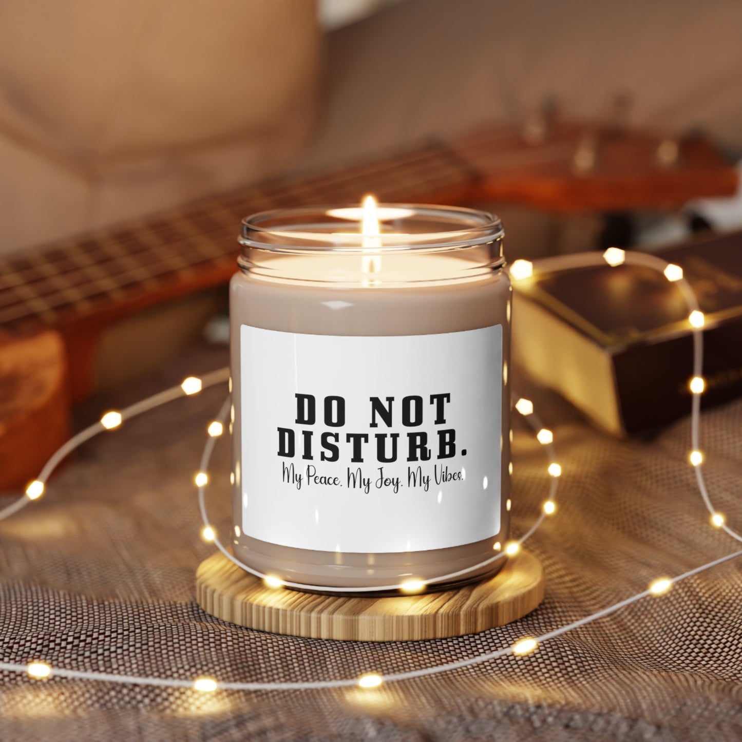 Do Not Disturb Peace, Mental Health Scented Soy Candle, 9oz