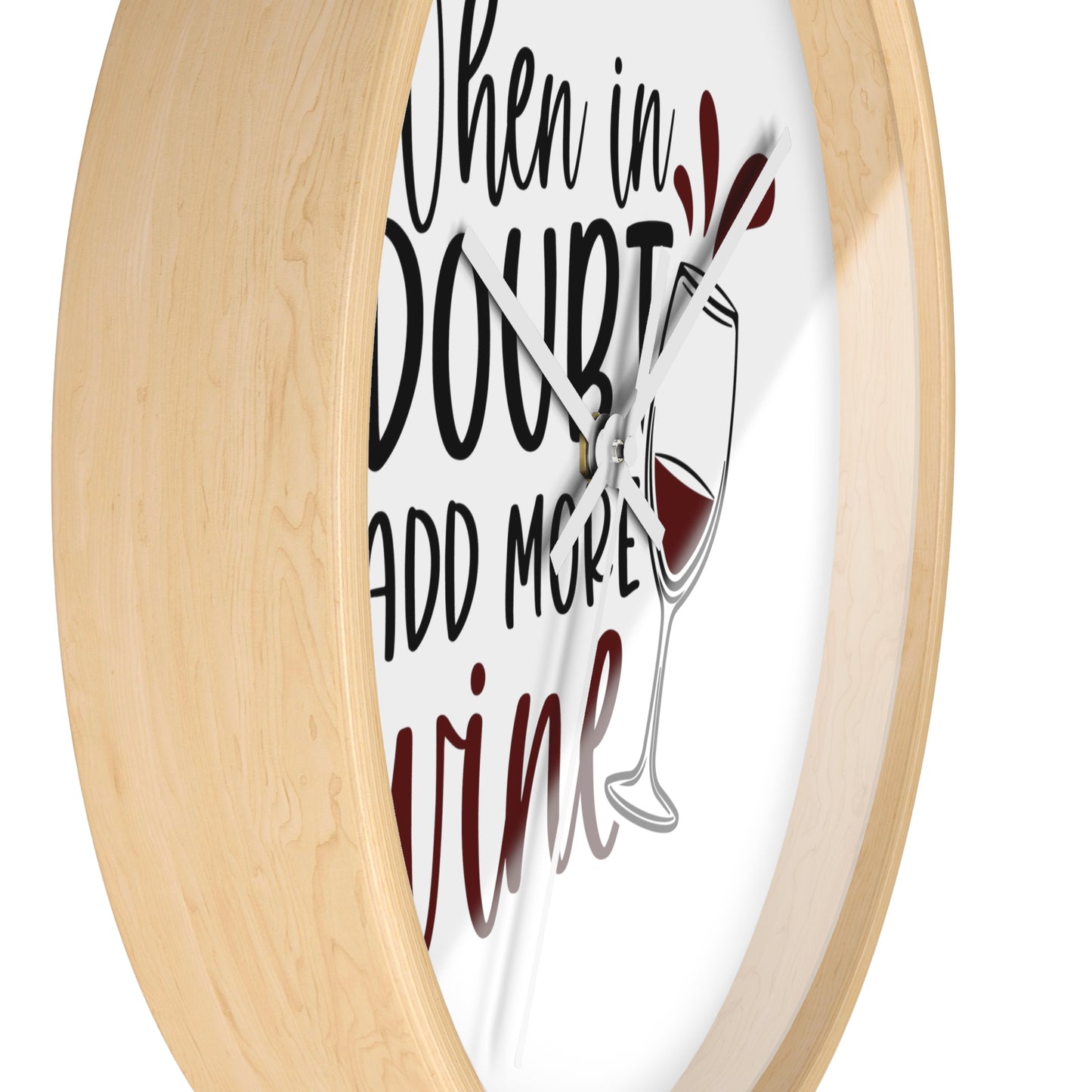 ....Add Wine Wall Clock