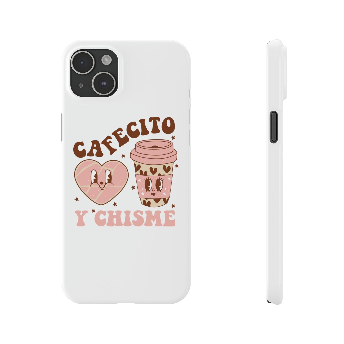 Cafecito Slim Phone Cases Spanish