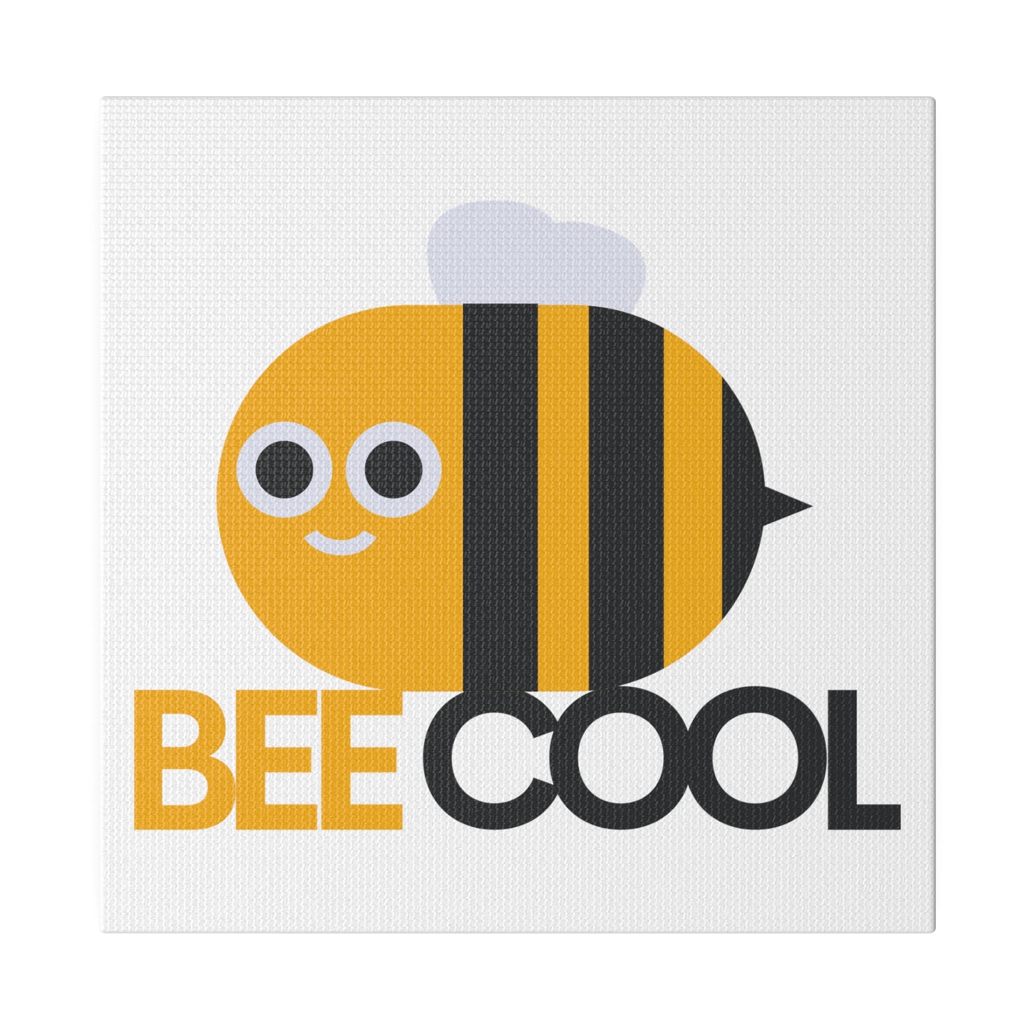 Bee Cool Matte Canvas, Stretched, 0.75"