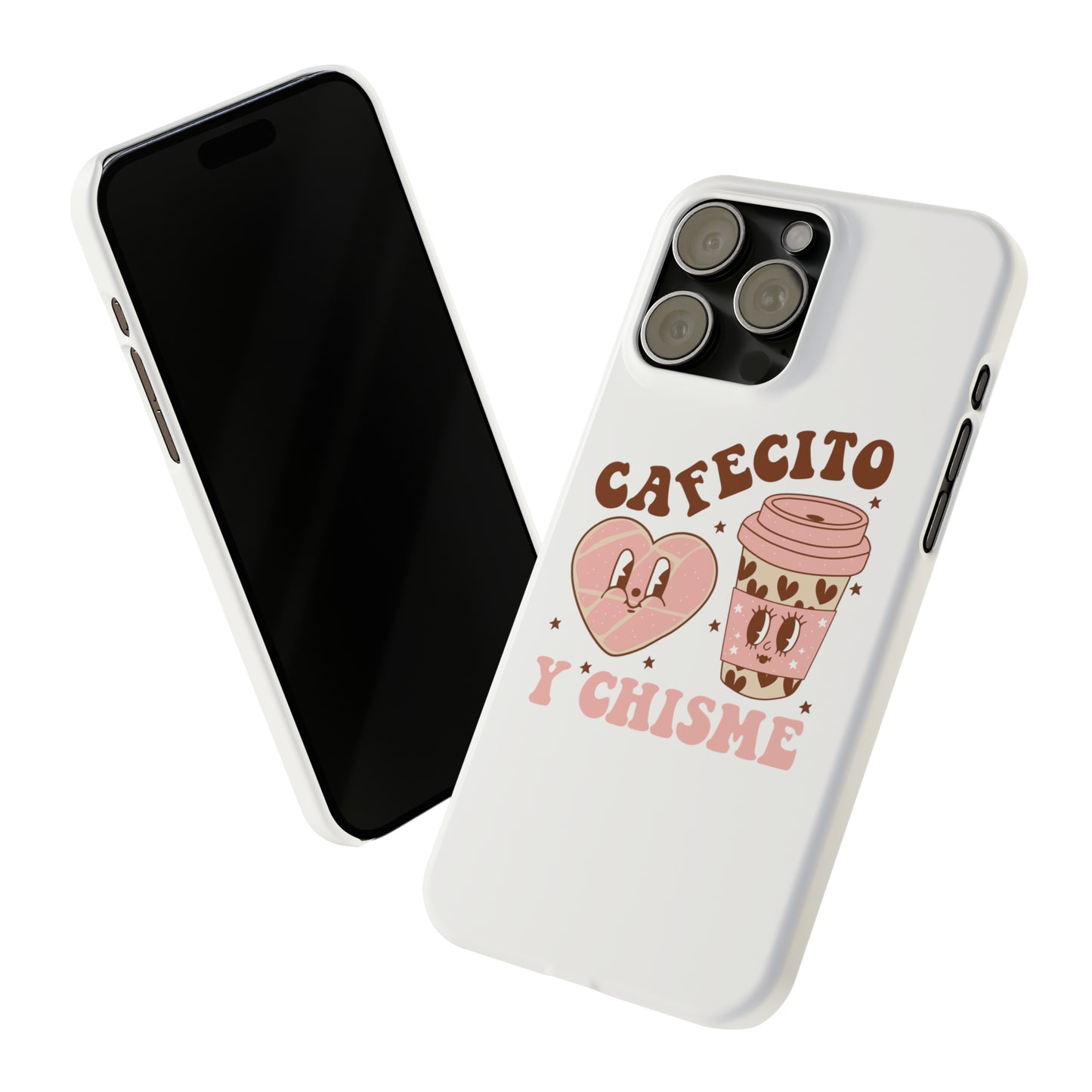 Cafecito Slim Phone Cases Spanish