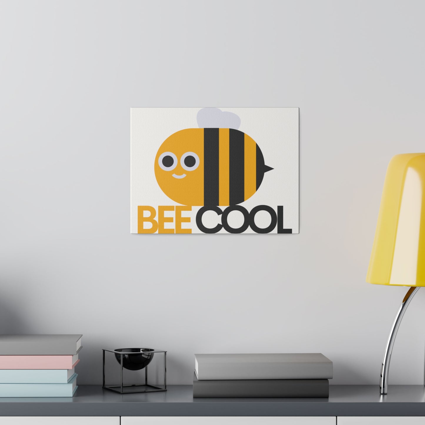 Bee Cool Matte Canvas, Stretched, 0.75"