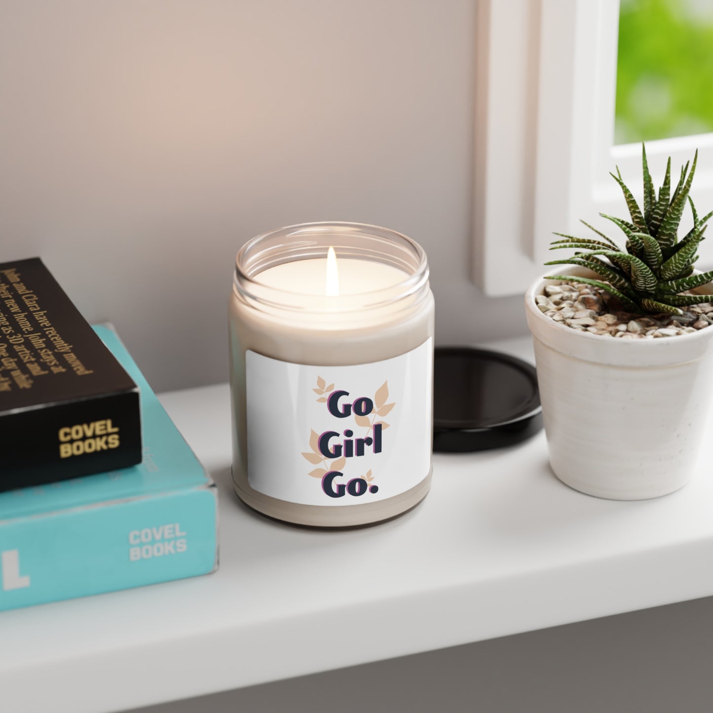 GoGirlGo Scented Soy Candle, 9oz