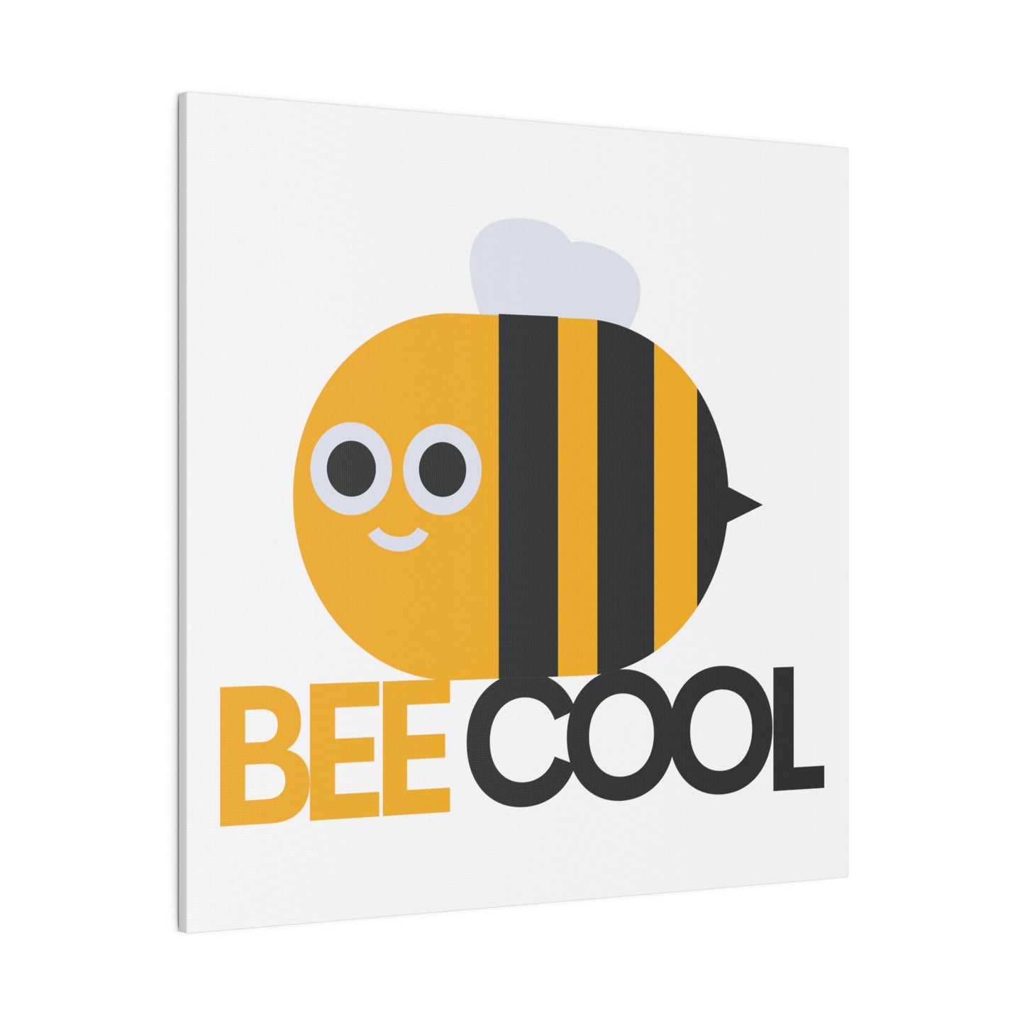 Bee Cool Matte Canvas, Stretched, 0.75"