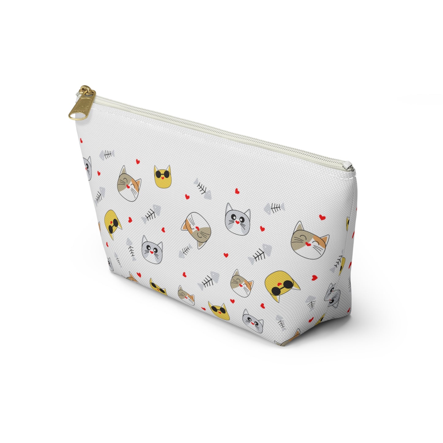 Cat Heads Accessory Pouch w T-bottom