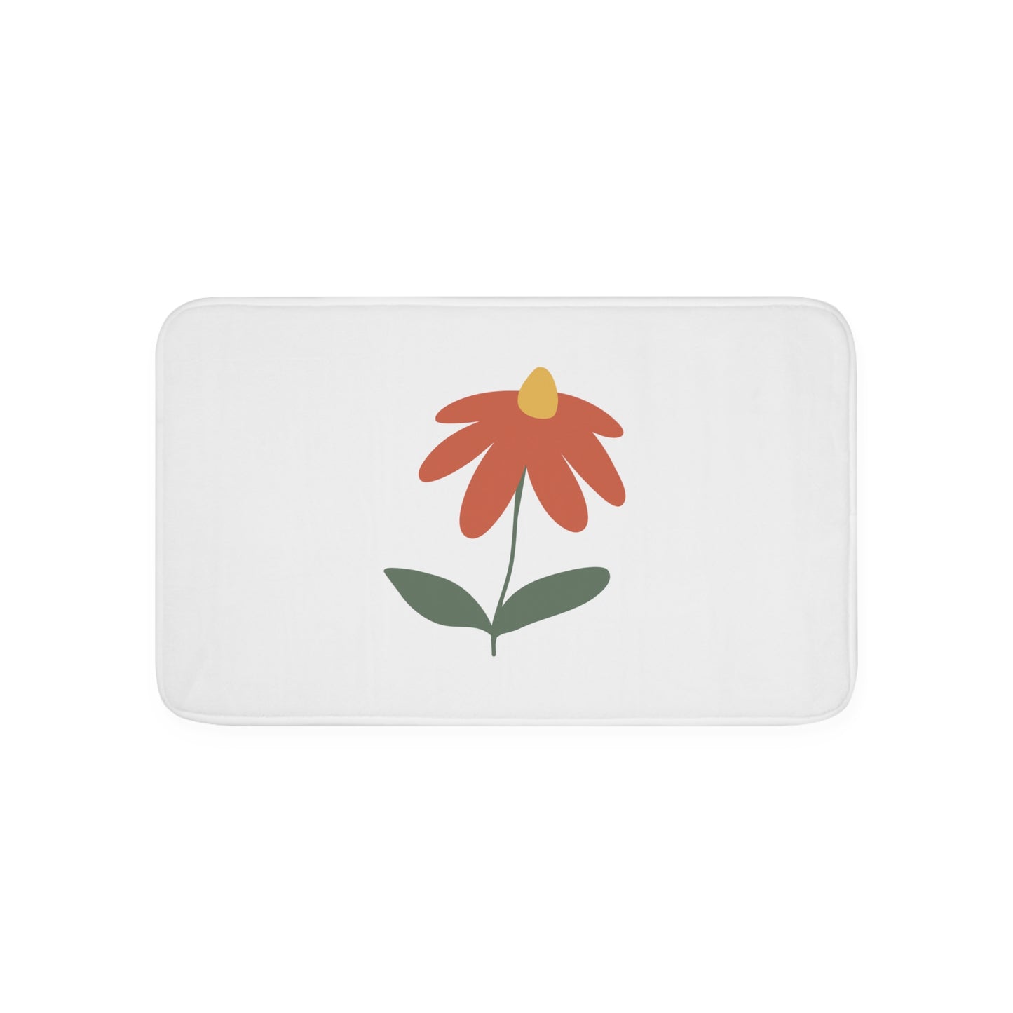 Flower Memory Foam Bath Mat