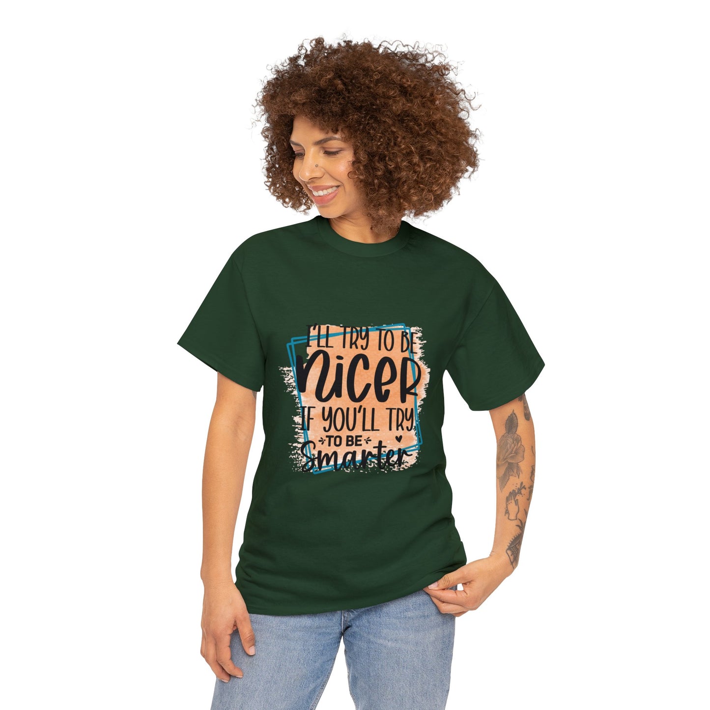 Try to be Nicer Unisex Heavy Cotton Tee