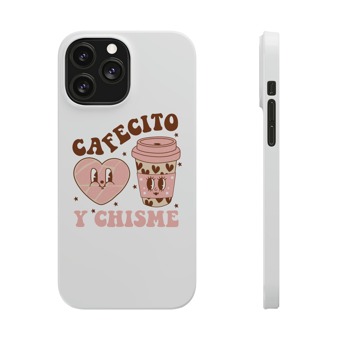 Cafecito Slim Phone Cases Spanish