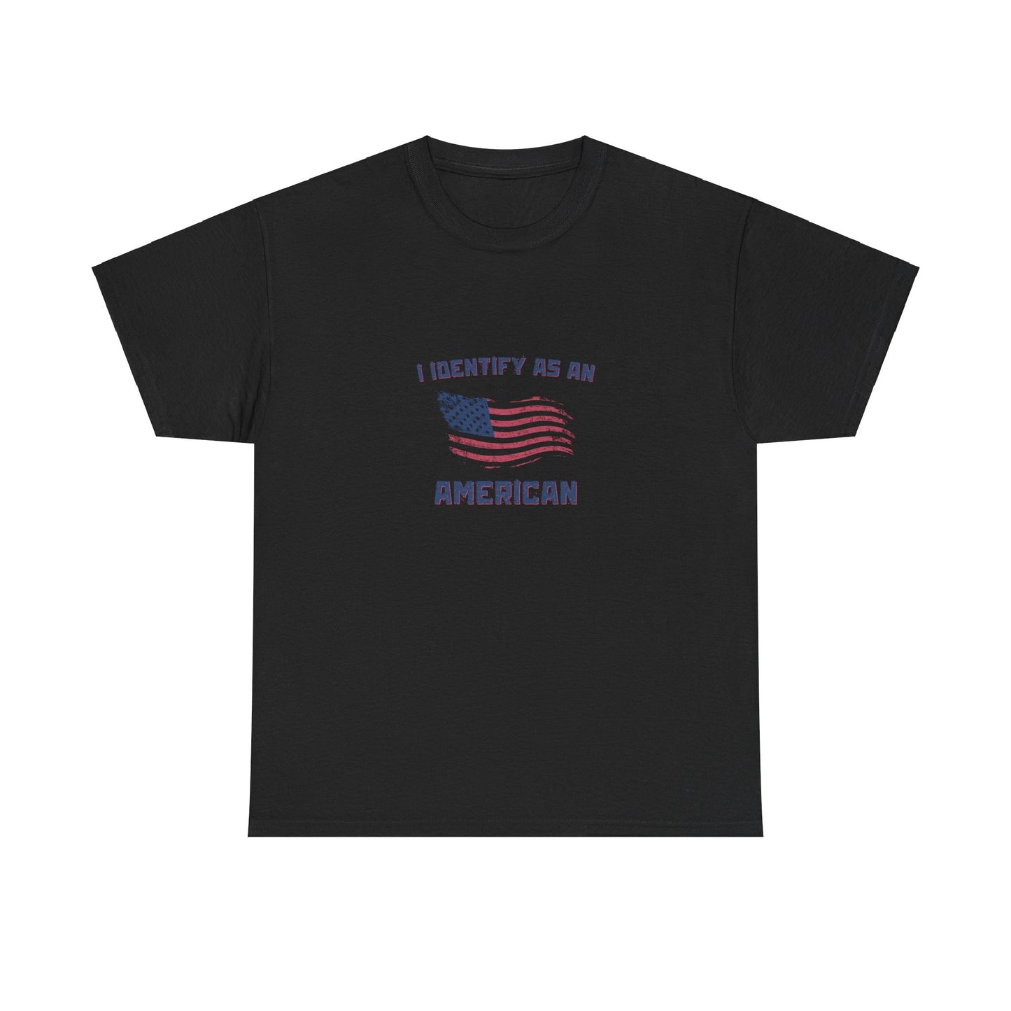 I Identify American Unisex Heavy Cotton Tee