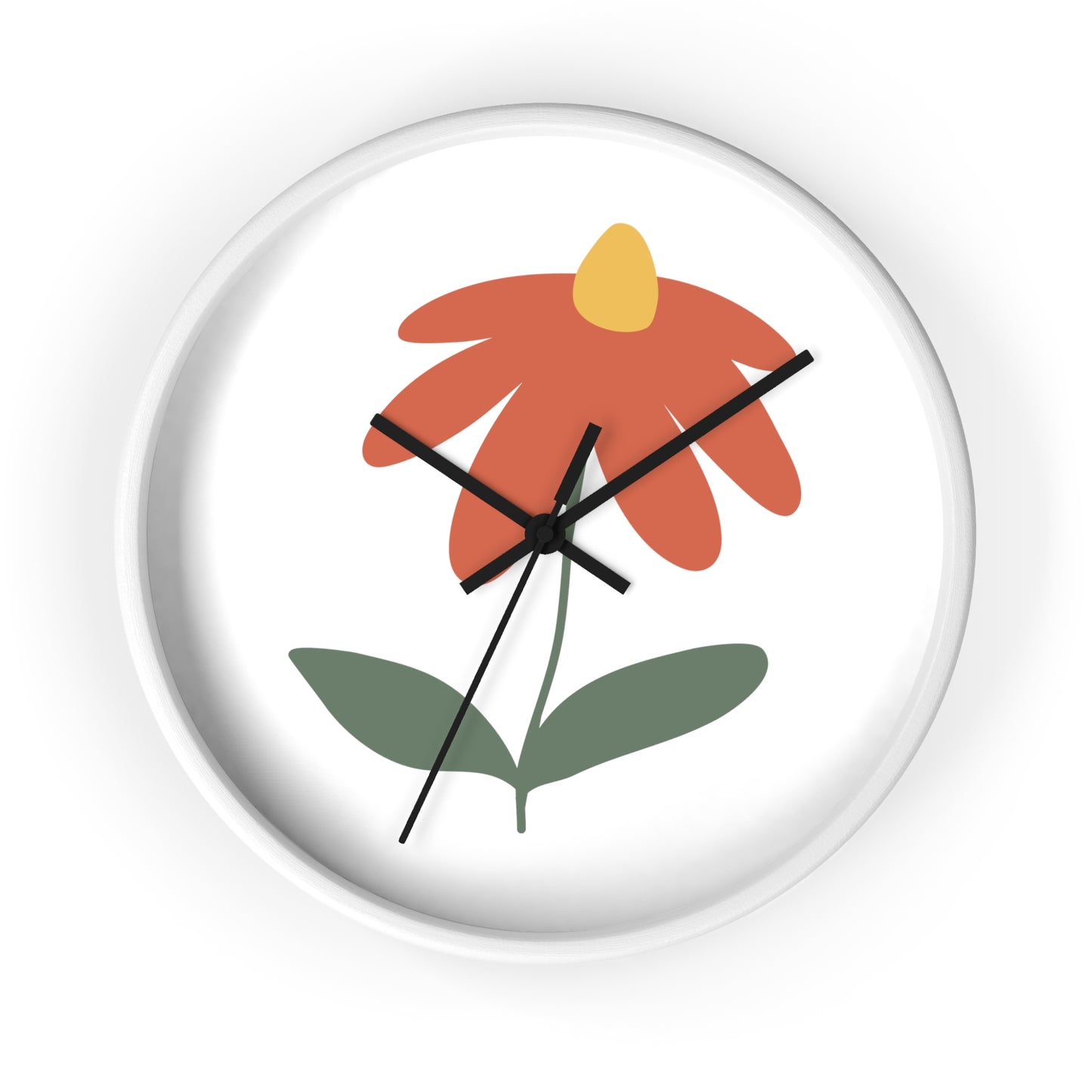 Flower Wall Clock