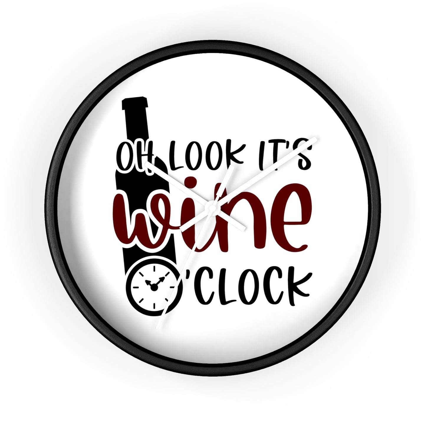 Wine O'Clock Wall Clock