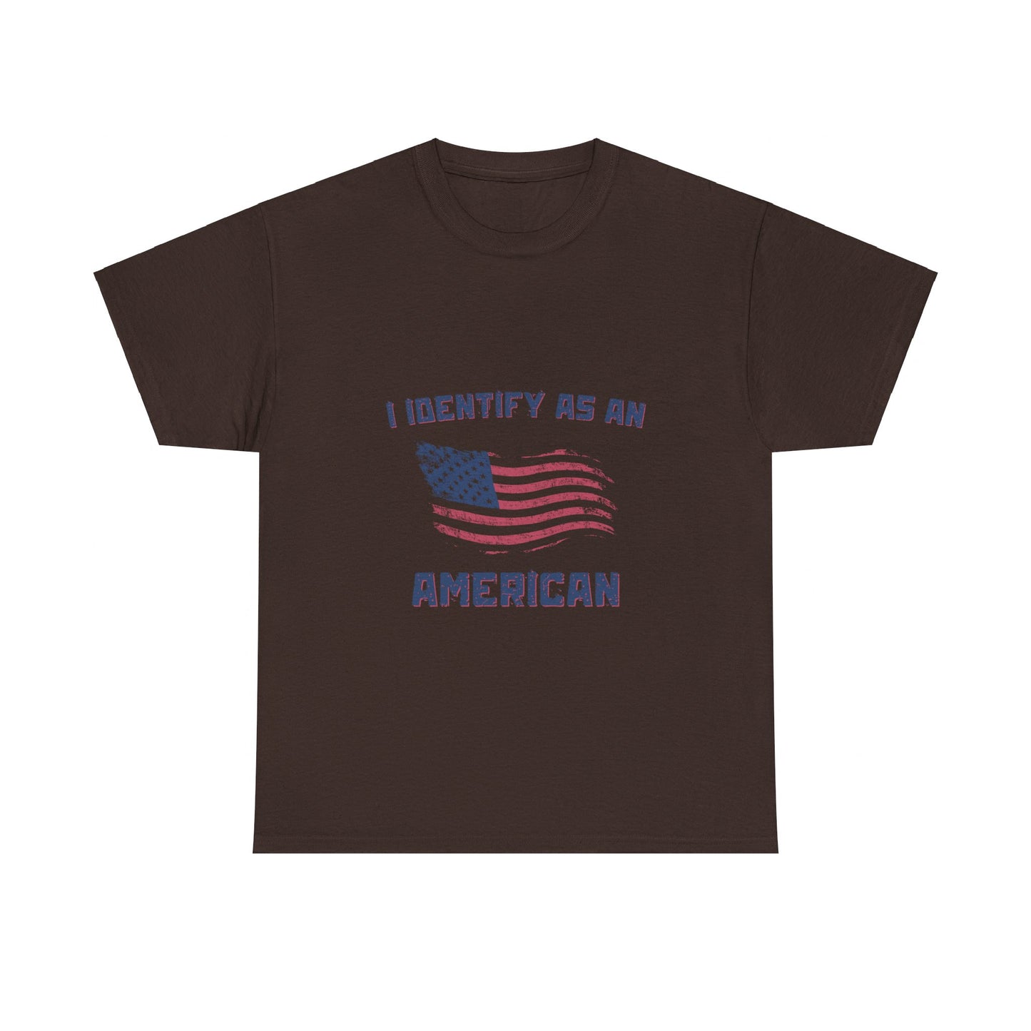 I Identify American Unisex Heavy Cotton Tee