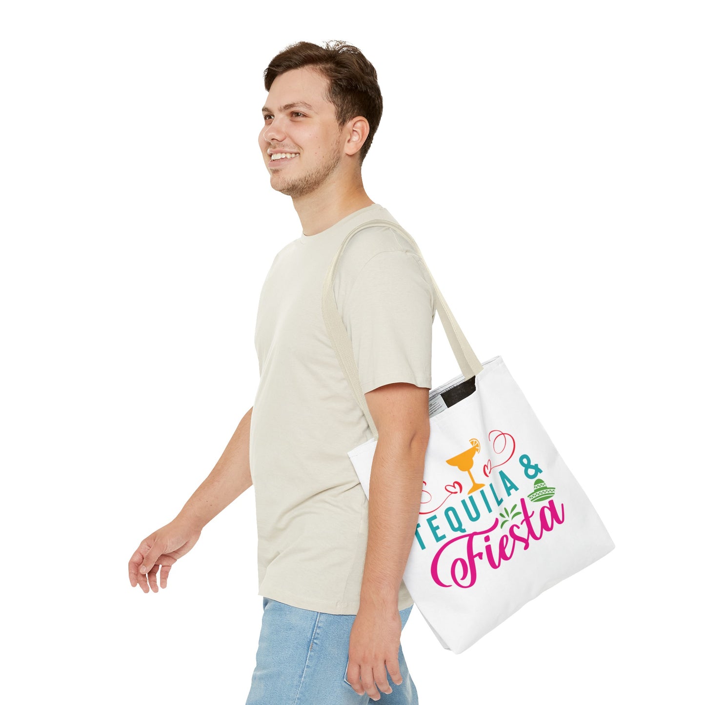 Tequila & Fiesta Tote Bag (AOP) Spanish