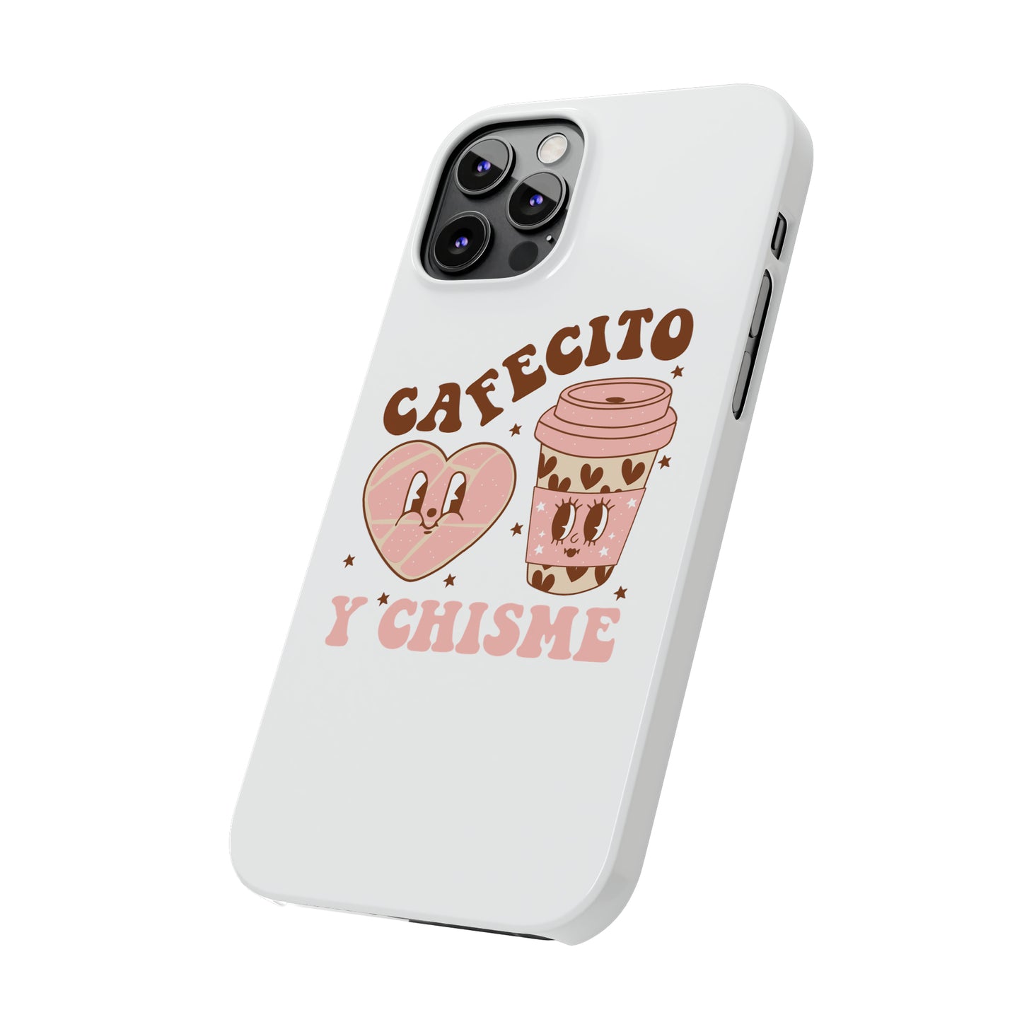 Cafecito Slim Phone Cases Spanish