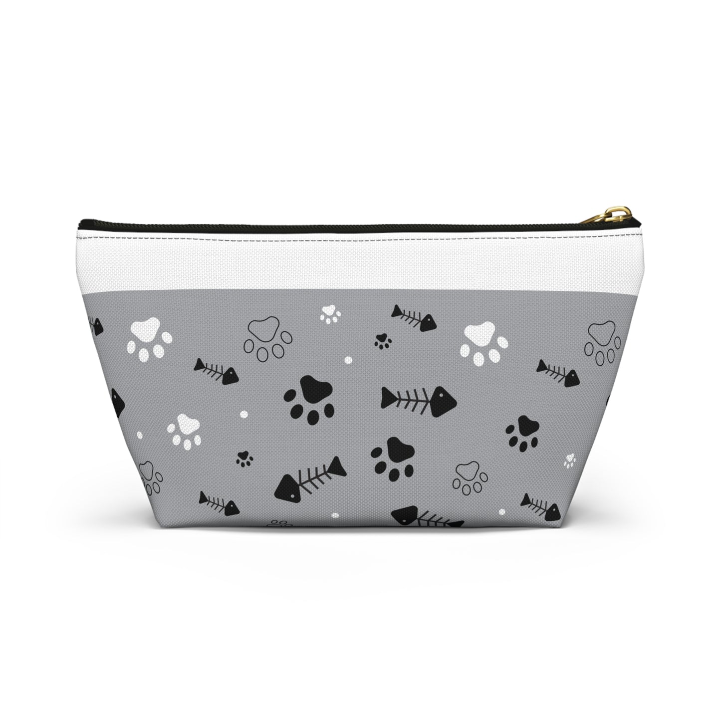 Fish Bones & Paws Accessory Pouch w T-bottom