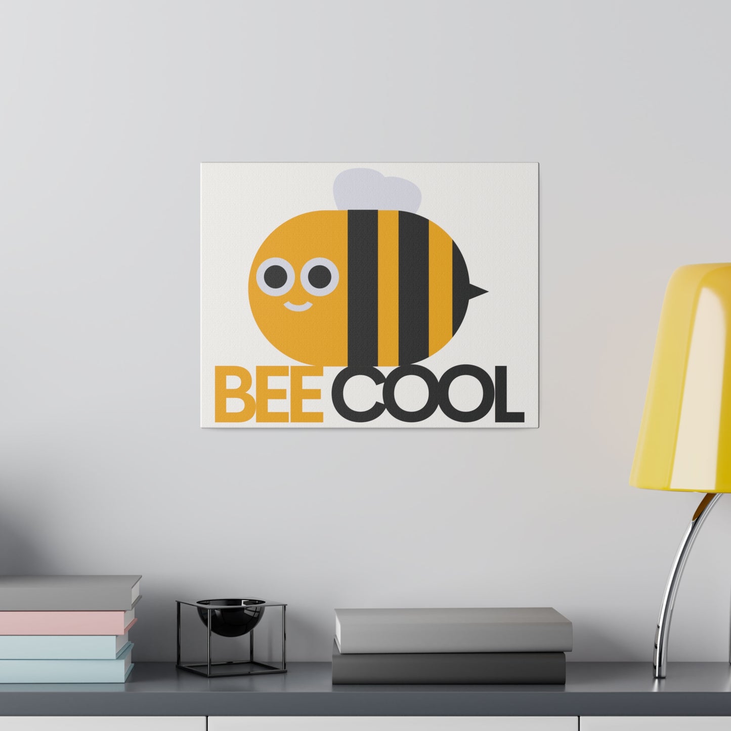 Bee Cool Matte Canvas, Stretched, 0.75"