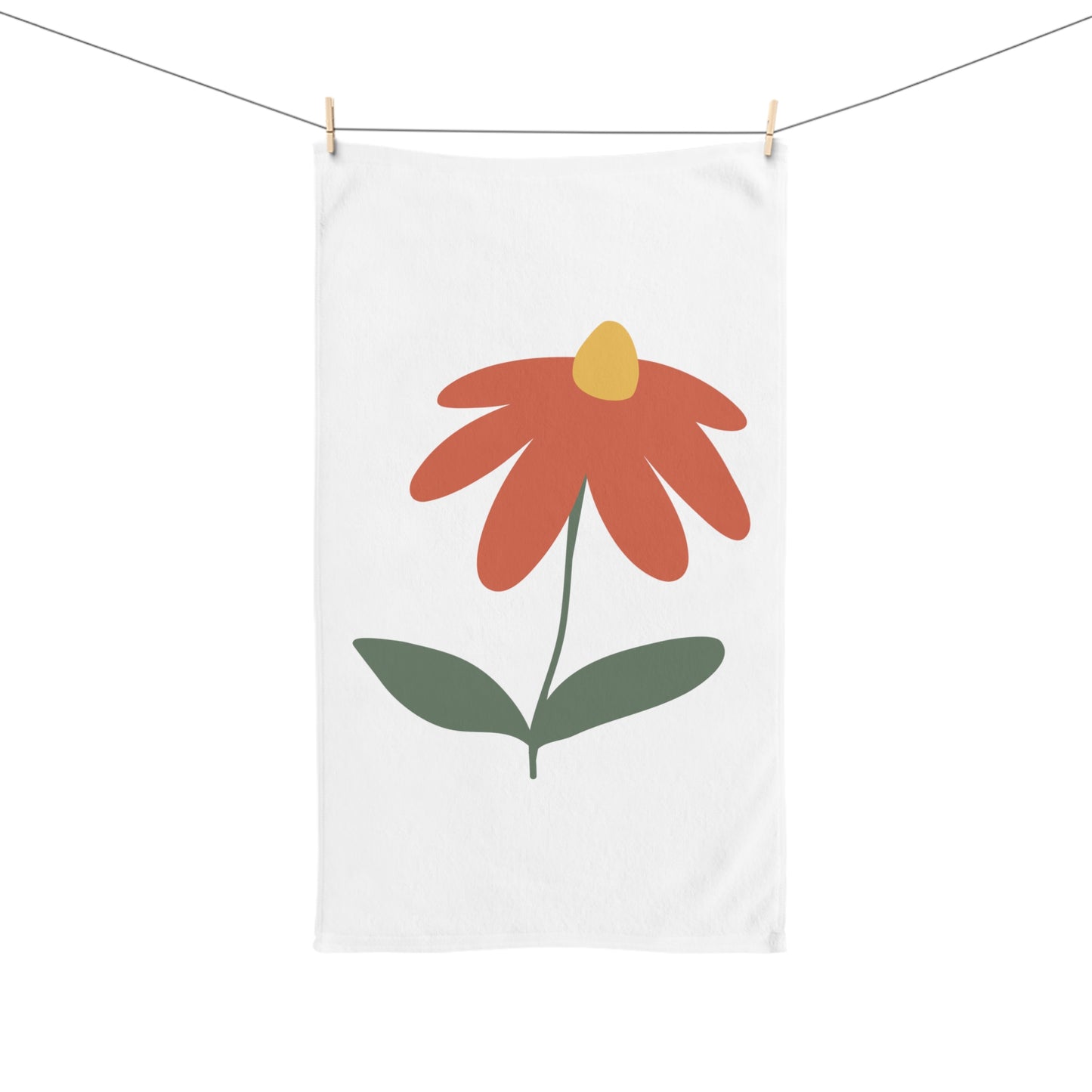 Flower Hand Towel