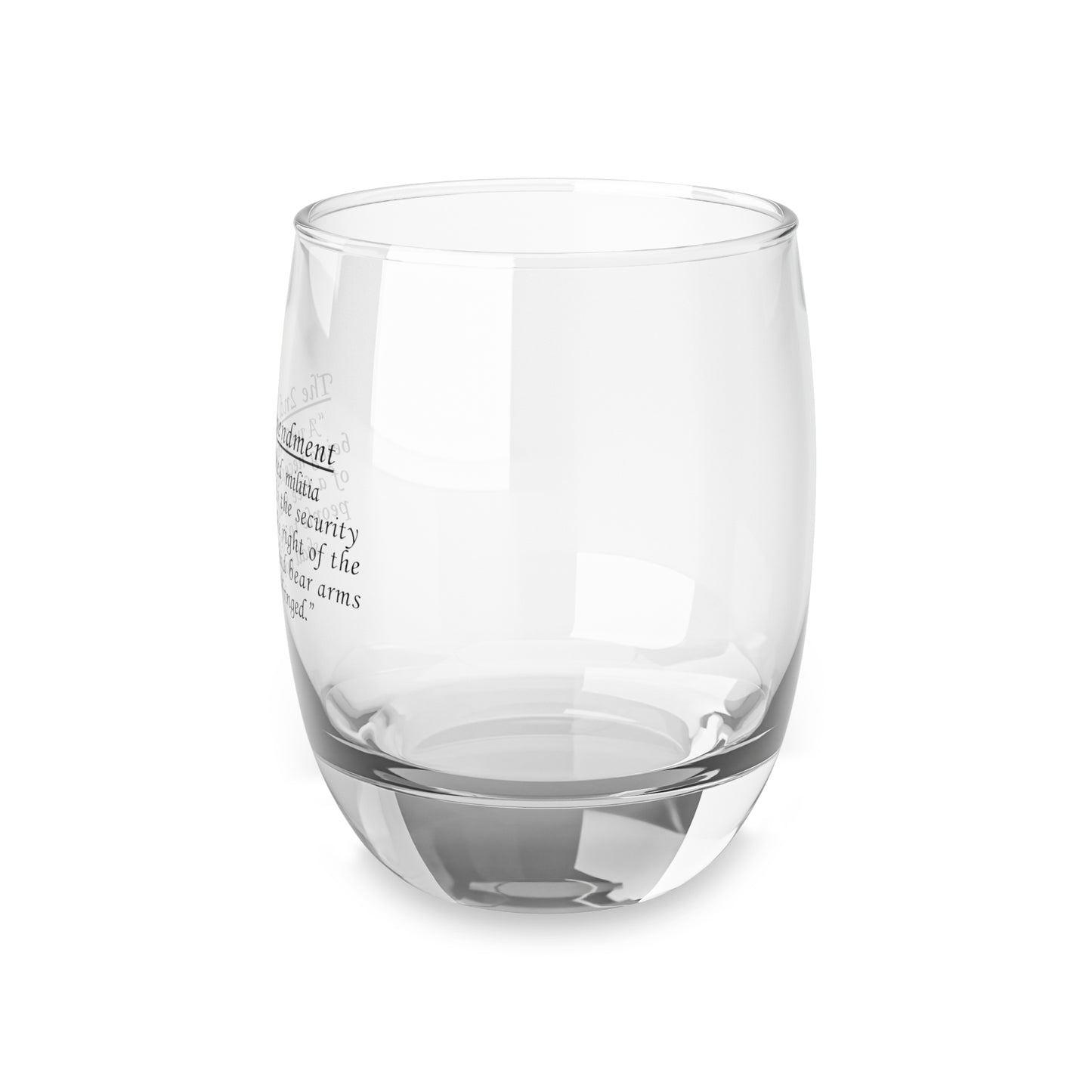 2nd Amendment Whiskey Glass