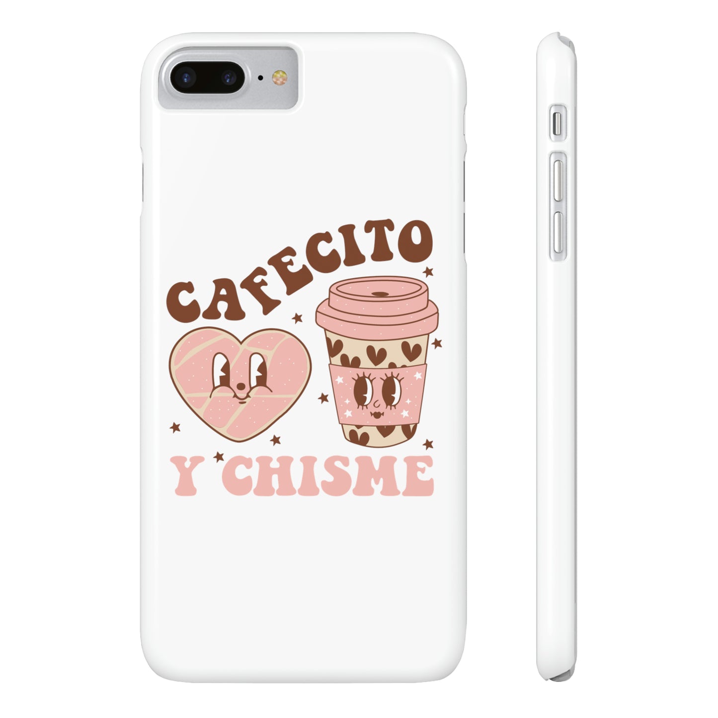 Cafecito Slim Phone Cases Spanish