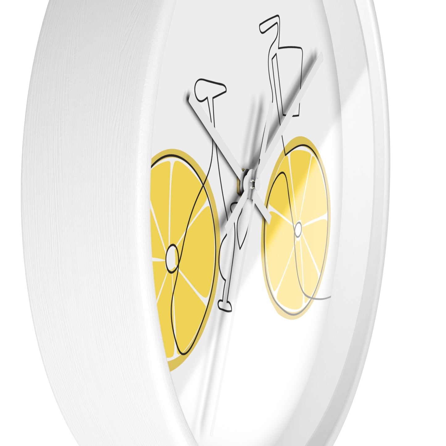 Lemon Wheel Bike Wall Clock