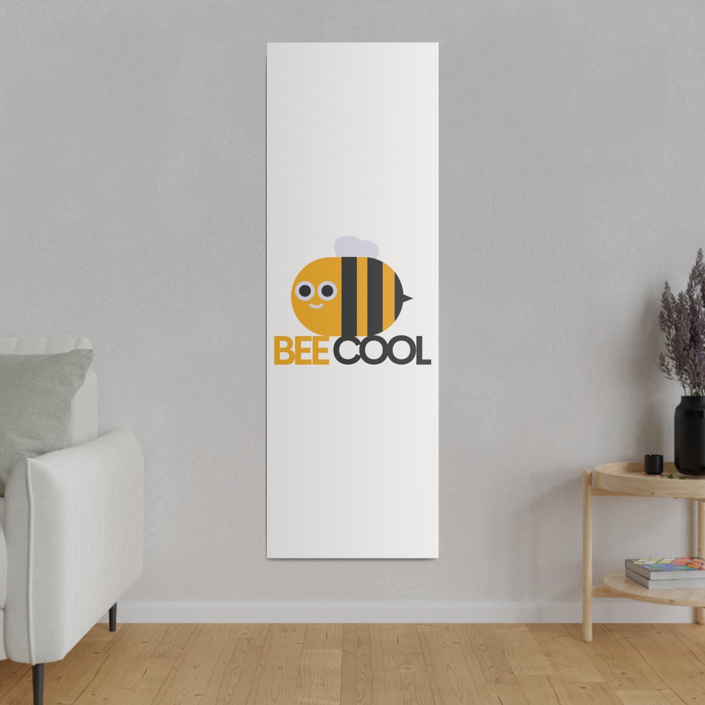 Bee Cool Matte Canvas, Stretched, 0.75"