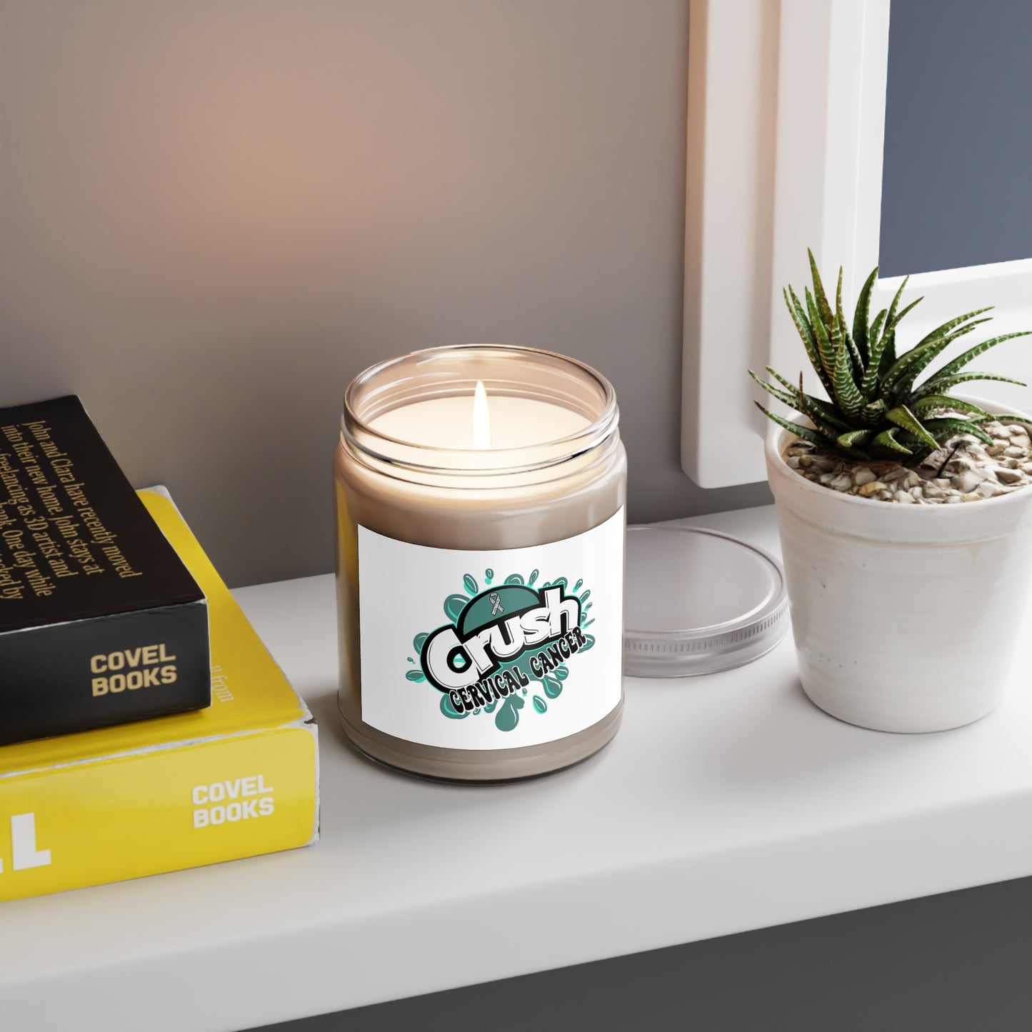 Crush Cervical Cancer Scented Candles, 9oz