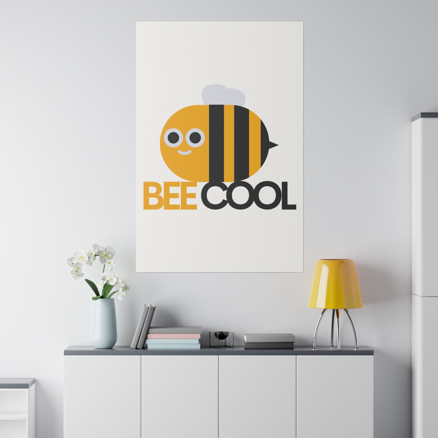 Bee Cool Matte Canvas, Stretched, 0.75"