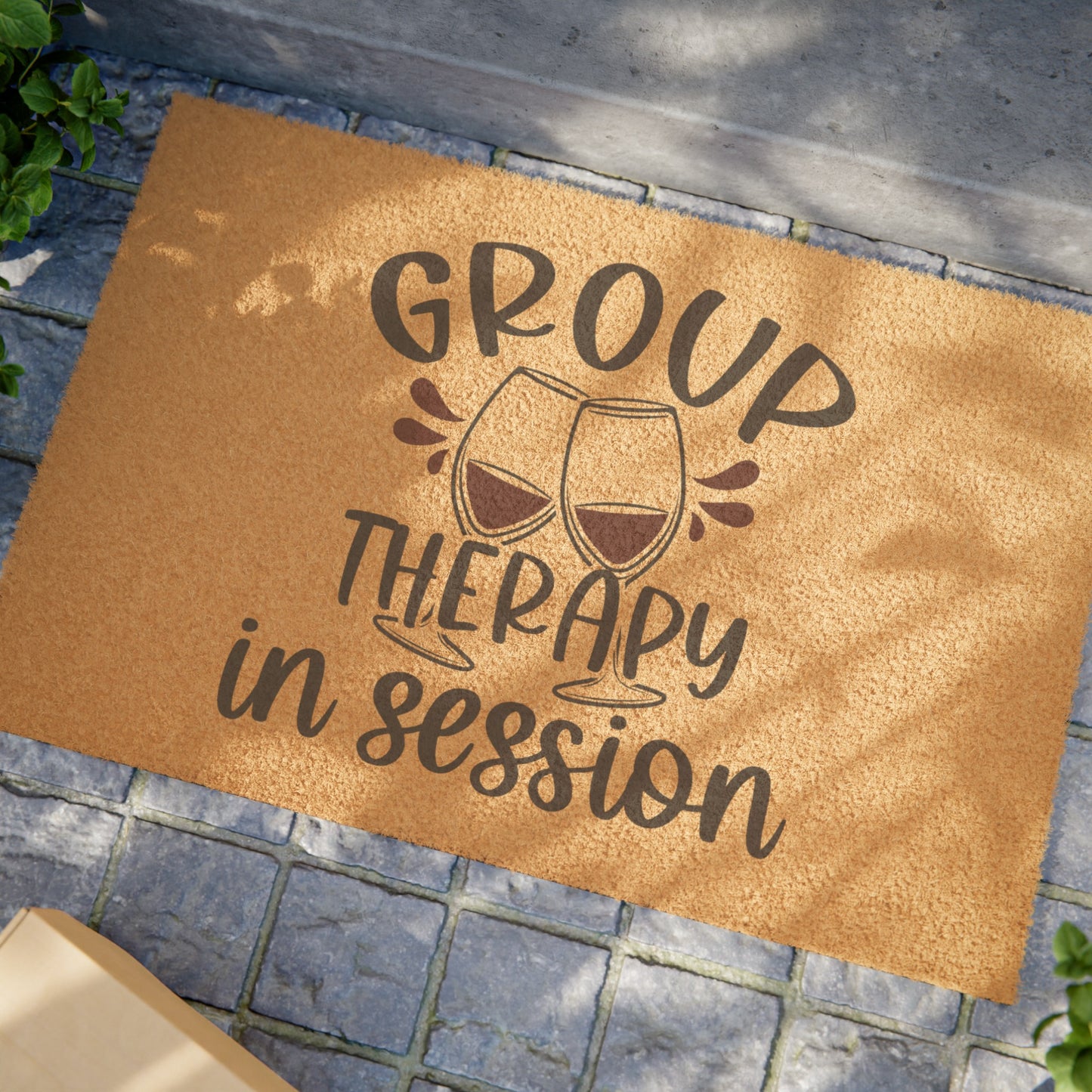 Group Therapy Wine Doormat