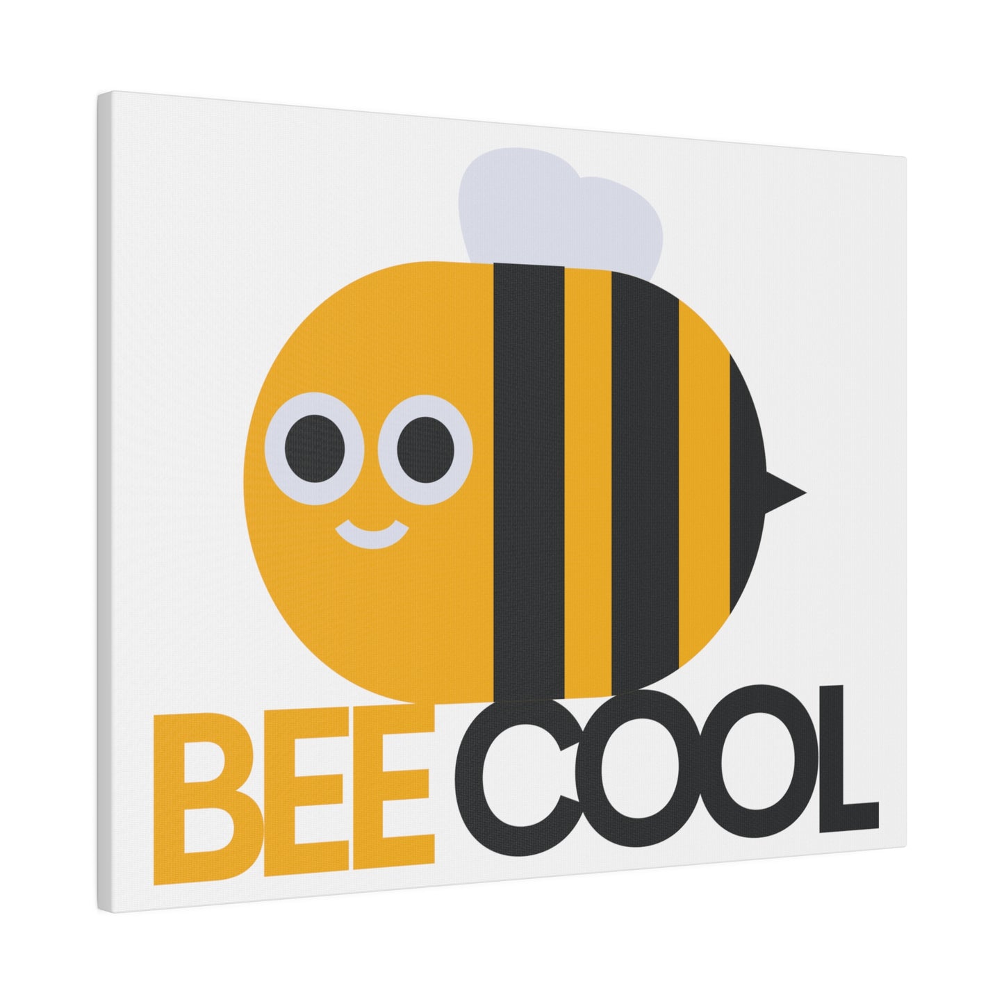 Bee Cool Matte Canvas, Stretched, 0.75"