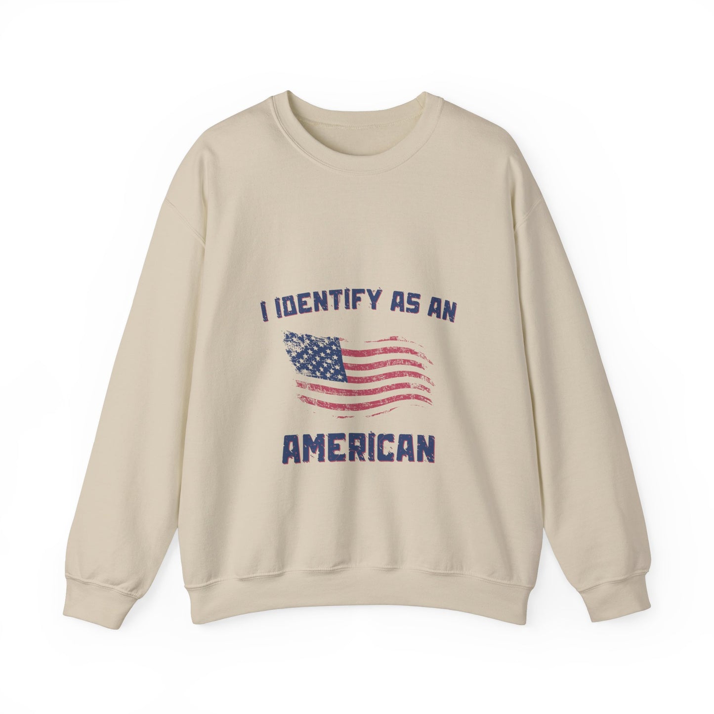 I Identify as American Unisex Heavy Blend™ Crewneck Sweatshirt