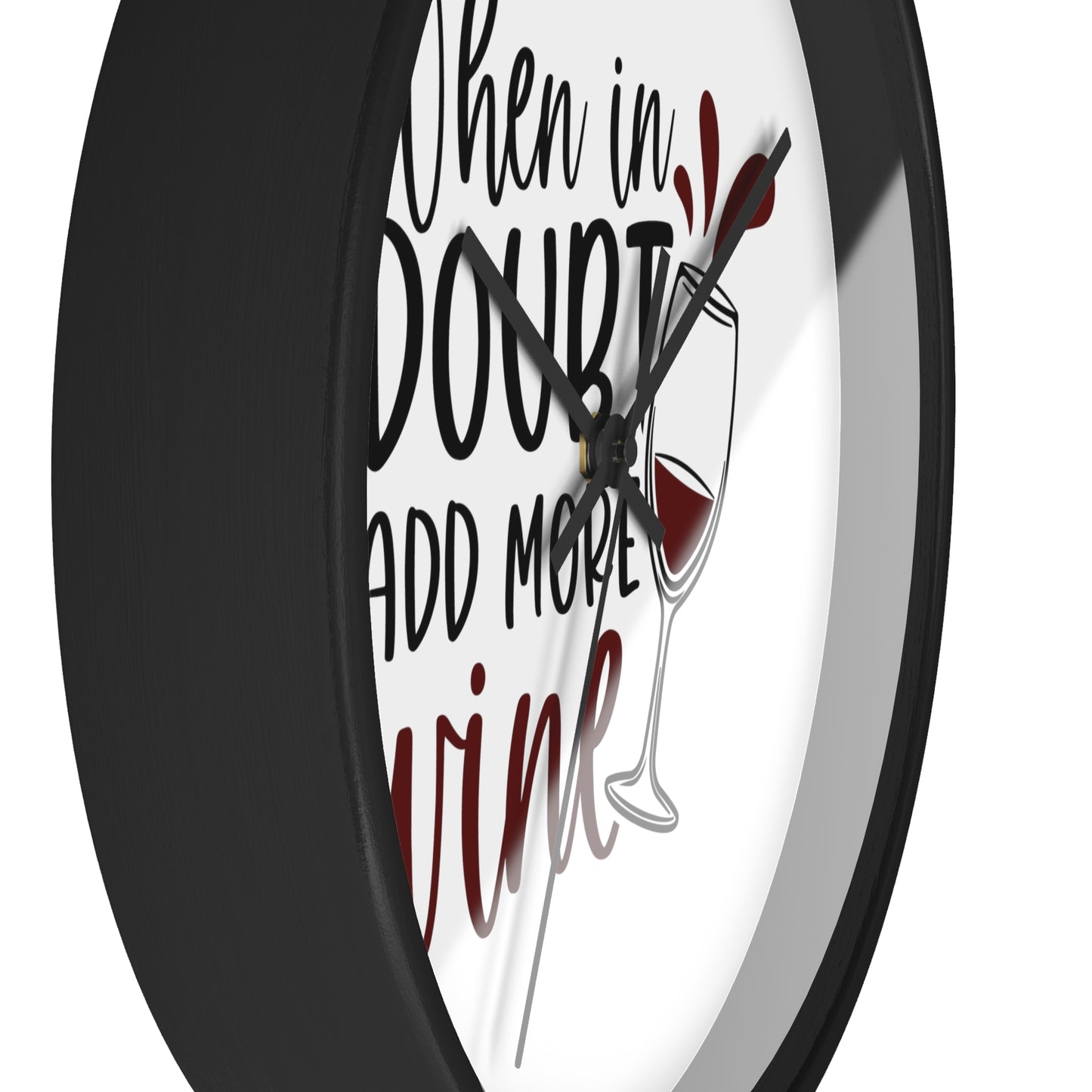 ....Add Wine Wall Clock