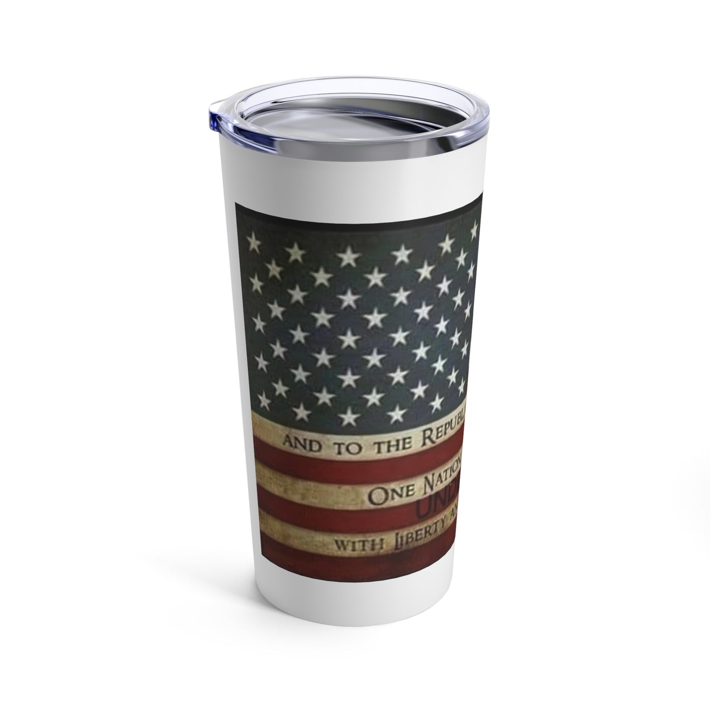 Pledge Flag Tumbler 20oz