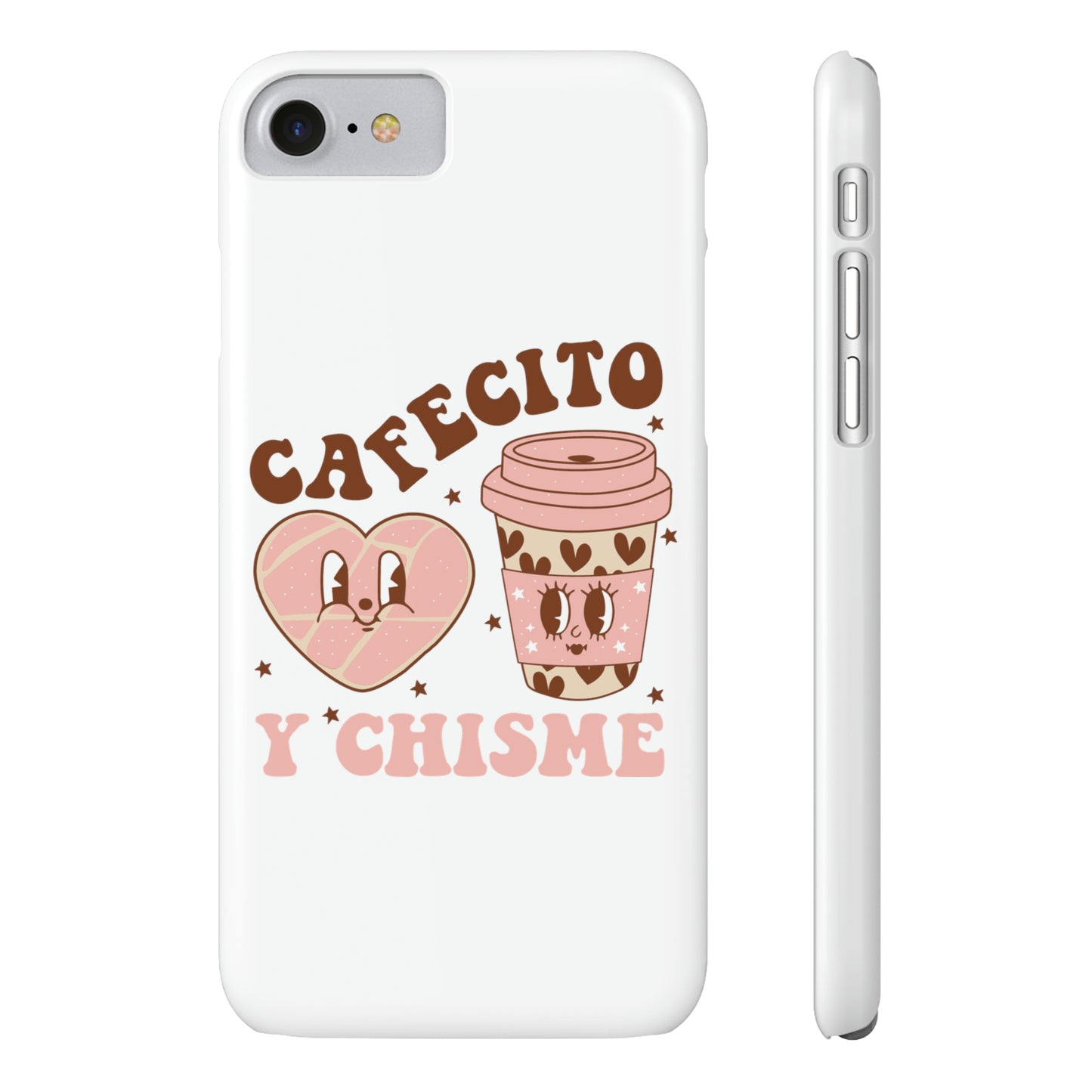 Cafecito Slim Phone Cases Spanish