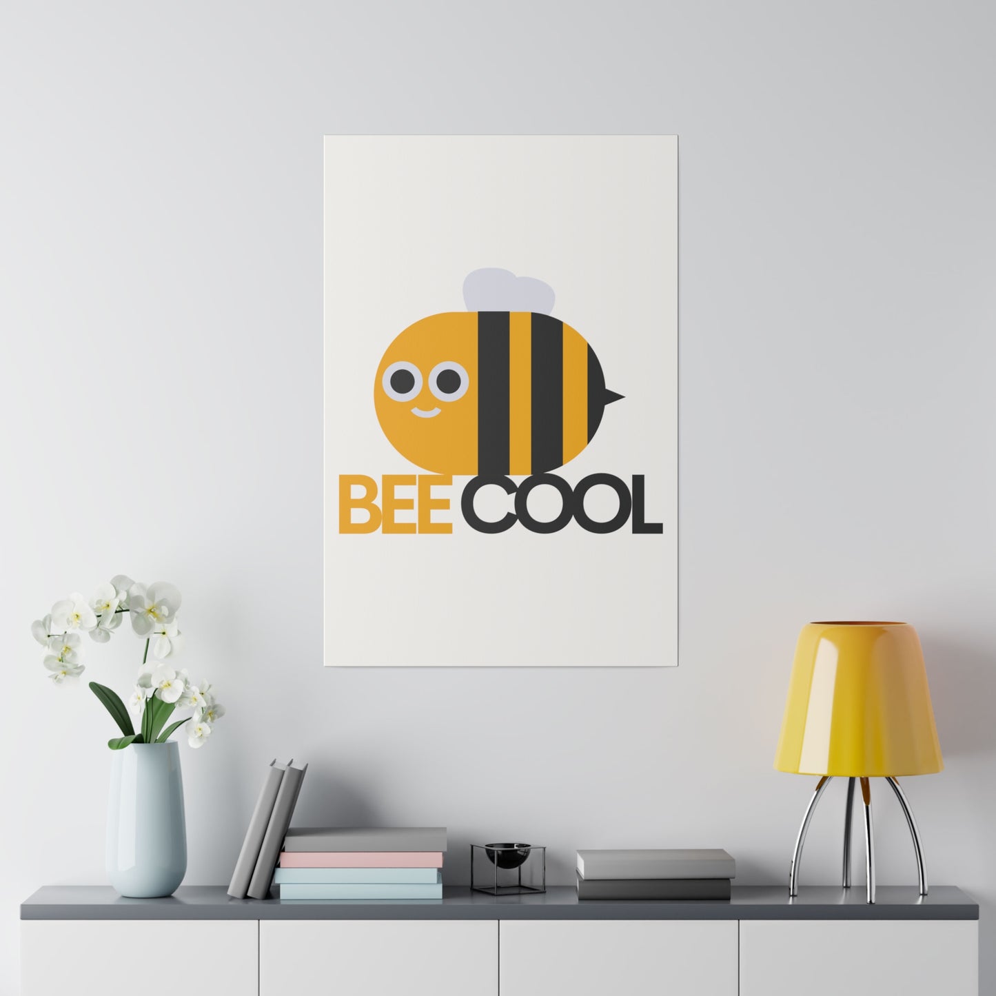 Bee Cool Matte Canvas, Stretched, 0.75"