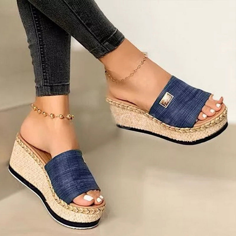 Platform sandals wedge heels fashion sandals