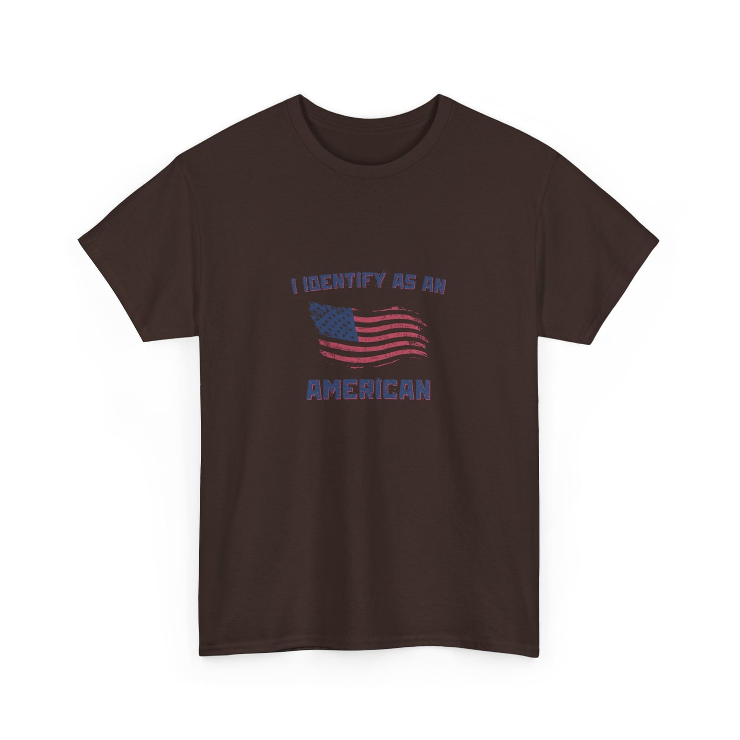 I Identify American Unisex Heavy Cotton Tee