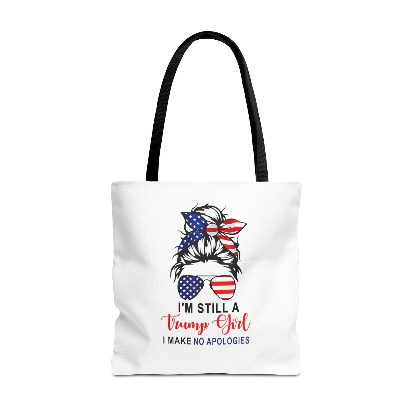 Trump Girl No Apologies Tote Bag (AOP)