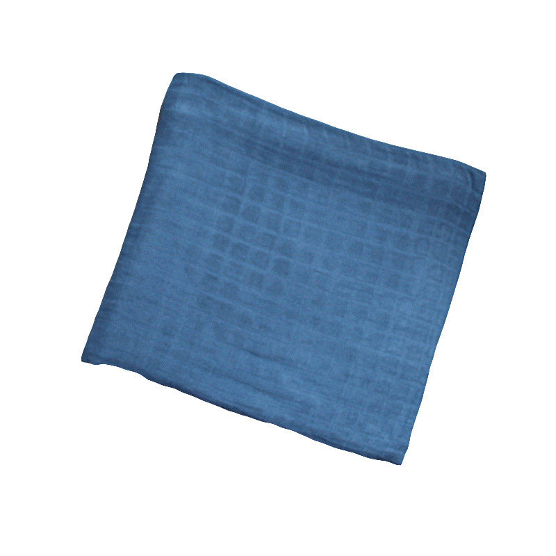 Gauze Wrapped Towel Dyed Bamboo Cotton Bath