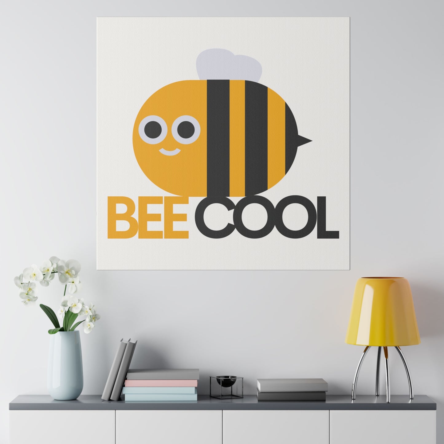 Bee Cool Matte Canvas, Stretched, 0.75"