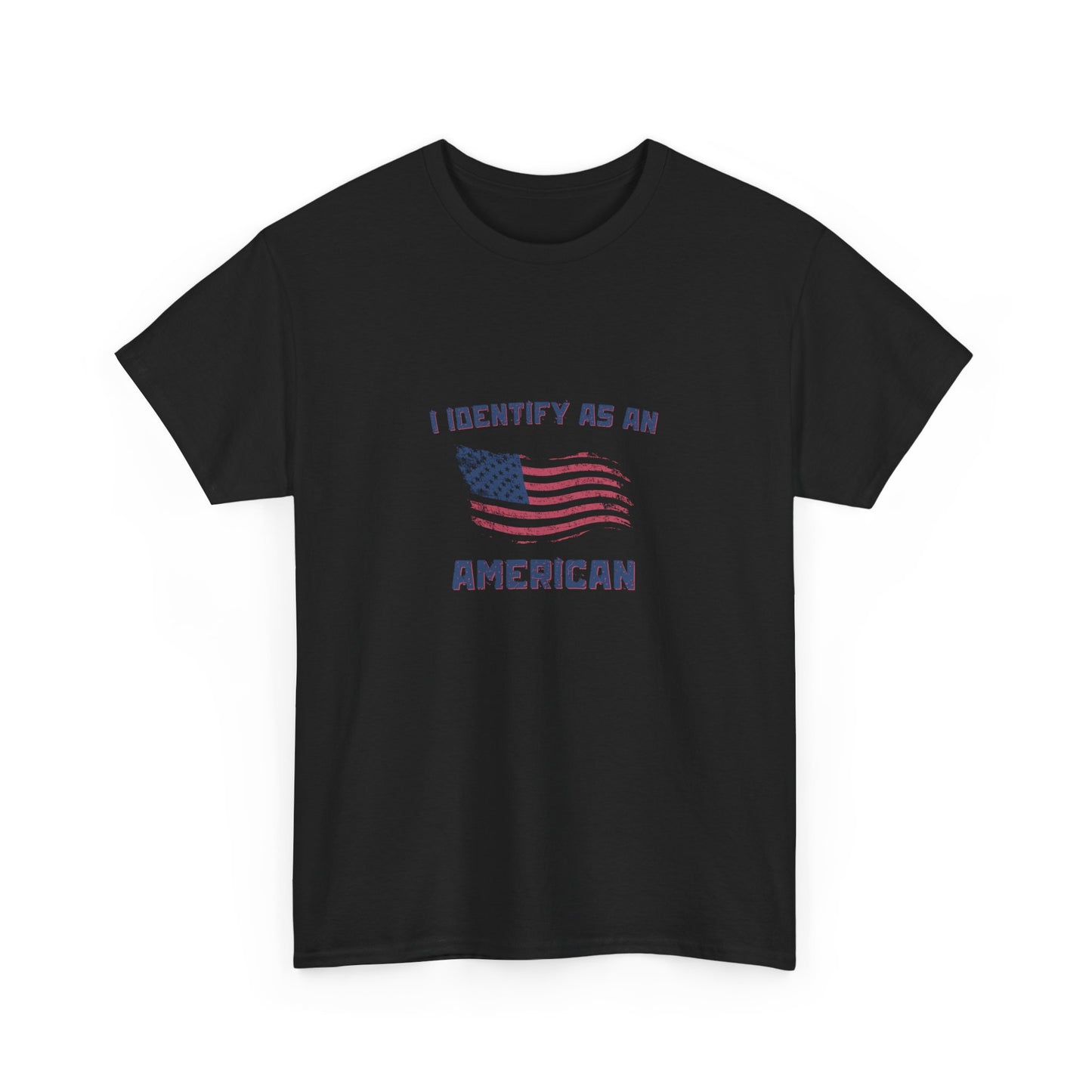 I Identify American Unisex Heavy Cotton Tee