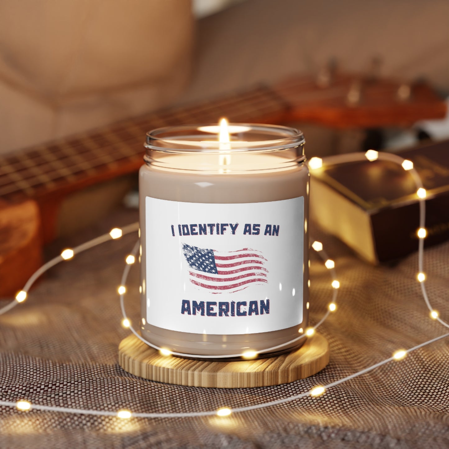 I Identify as American Scented Soy Candle, 9oz