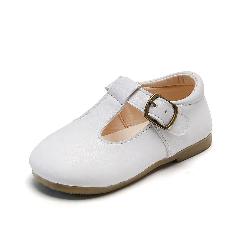 Children's pea shoes versatile single shoes baby shoes