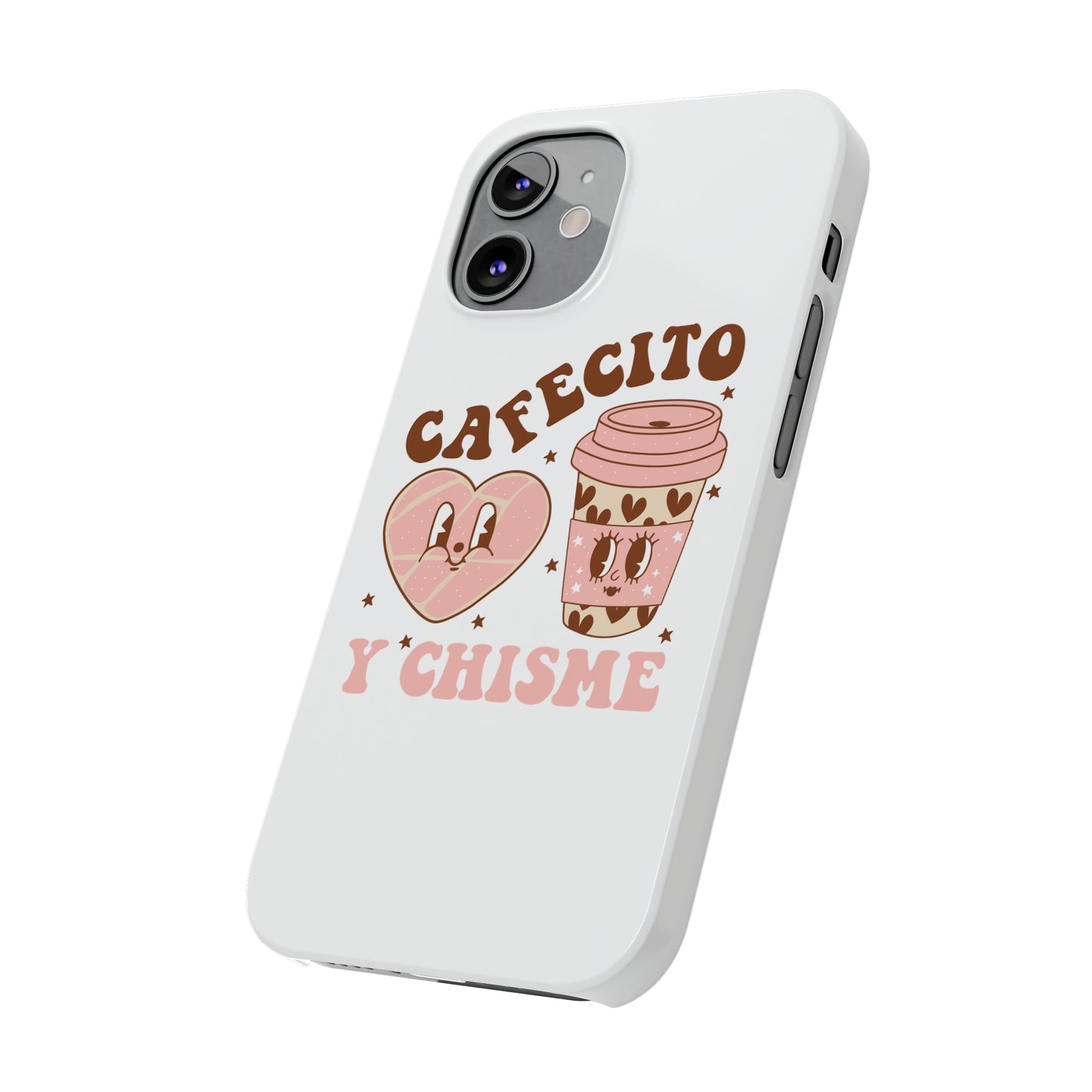 Cafecito Slim Phone Cases Spanish