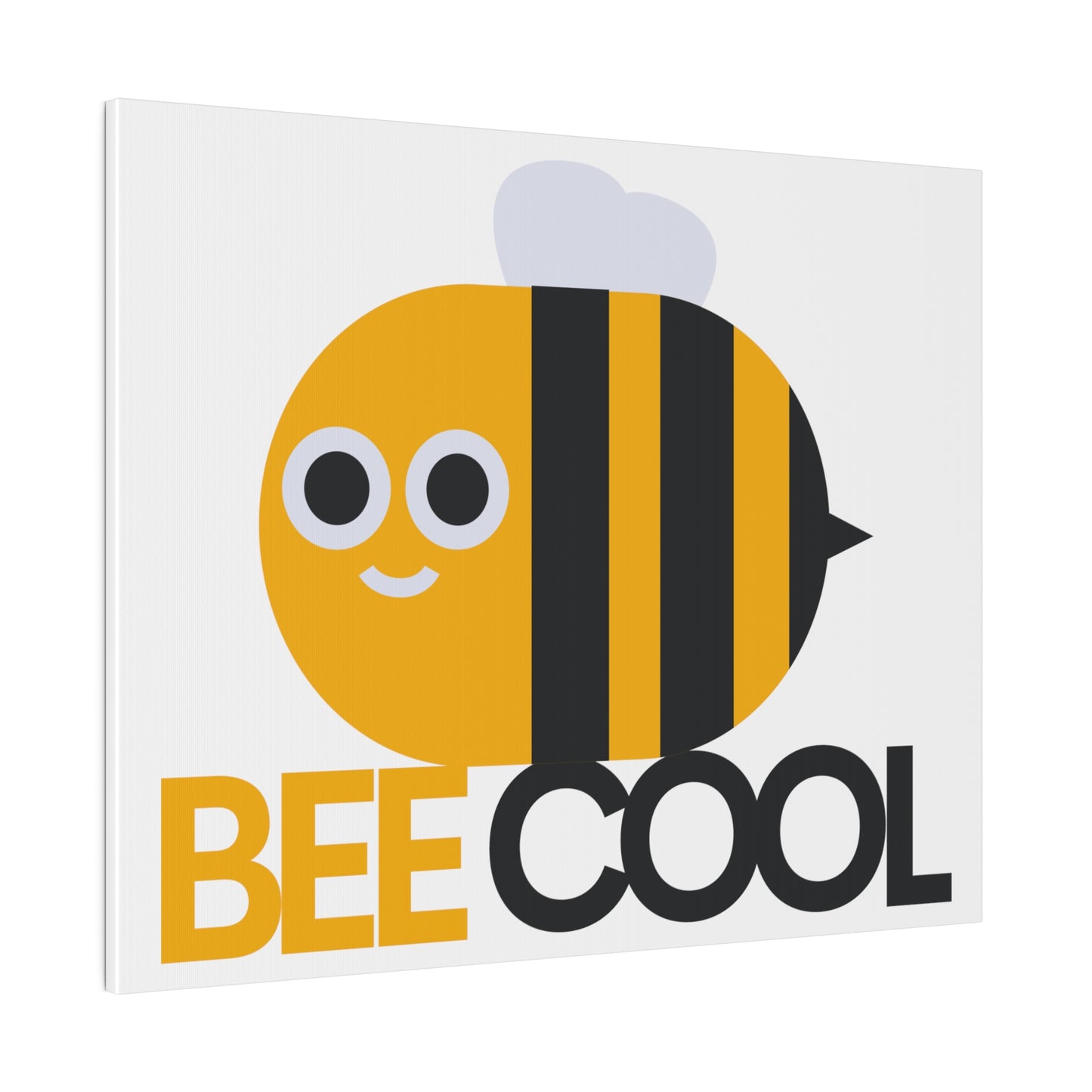 Bee Cool Matte Canvas, Stretched, 0.75"