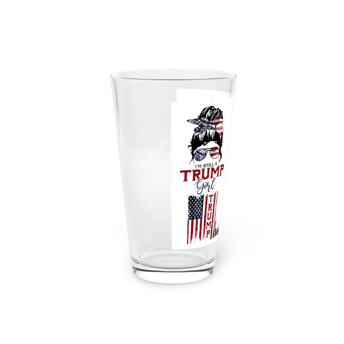 Trump Girl Pint Glass, 16oz